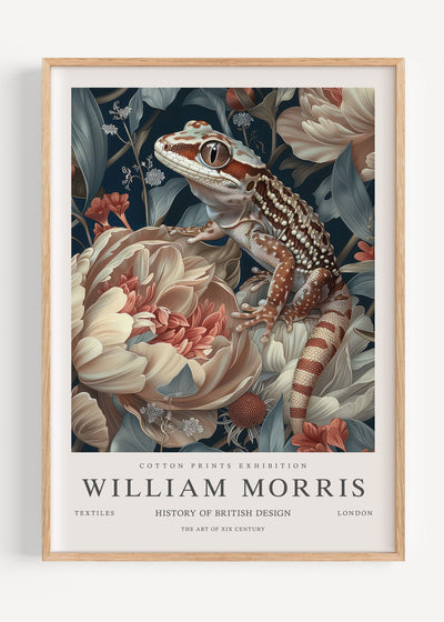 William Morris Gecko I102-37 Art Print Peardrop Prints