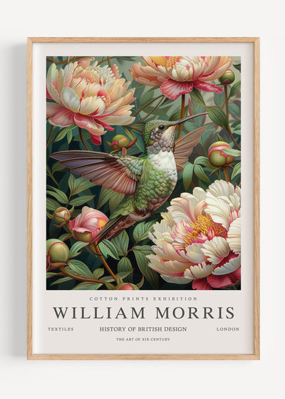 William Morris Hummingbird I105-13 Art Print Peardrop Prints