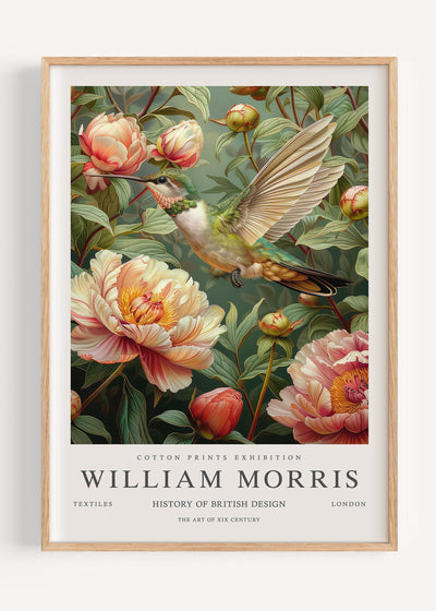 William Morris Hummingbird I105-14 Art Print Peardrop Prints