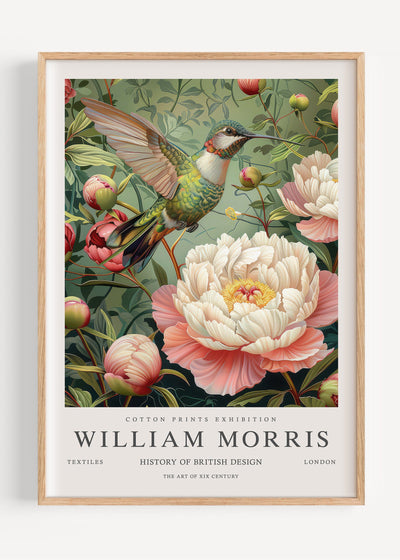 William Morris Hummingbird I105-15 Art Print Peardrop Prints