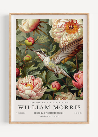 William Morris Hummingbird I105-16 Art Print Peardrop Prints