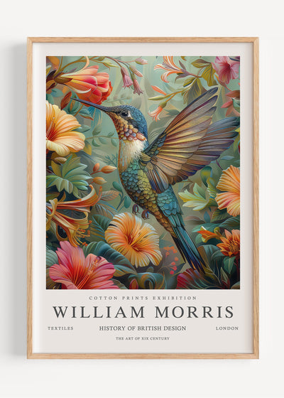 William Morris Hummingbird I105-17 Art Print Peardrop Prints