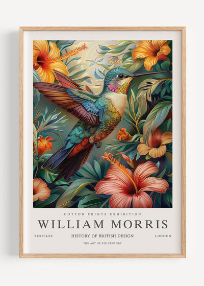 William Morris Hummingbird I105-19 Art Print Peardrop Prints