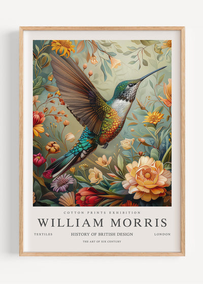 William Morris Hummingbird I105-20 Art Print Peardrop Prints