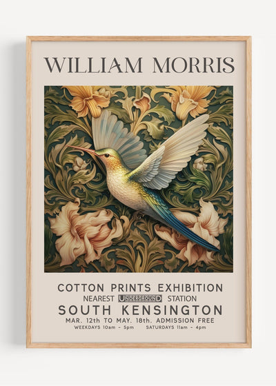 William Morris Hummingbird I40-21 Art Print Peardrop Prints