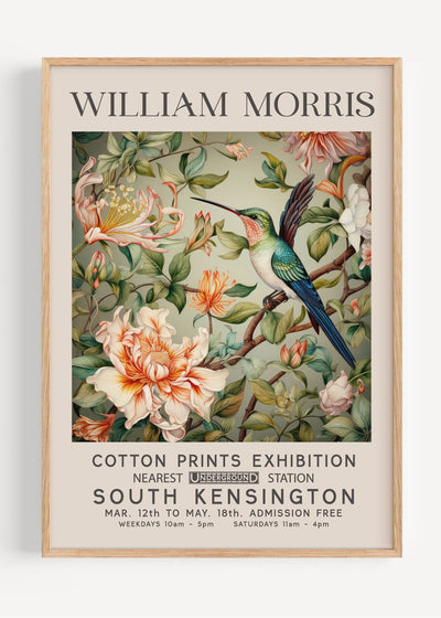 William Morris Hummingbird I40-22 Art Print Peardrop Prints