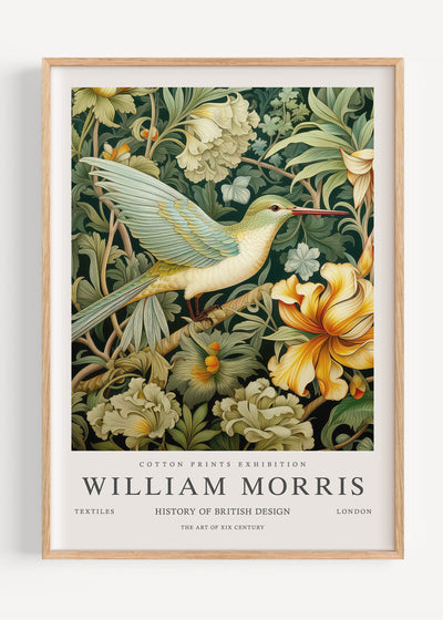 William Morris Hummingbird I66-54 Art Print Peardrop Prints