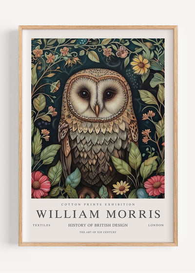 William Morris Owl I102-18 Art Print Peardrop Prints