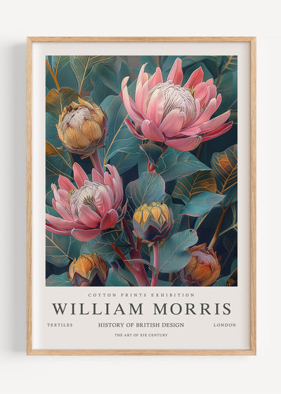 William Morris Waterlily I105-10 Art Print Peardrop Prints