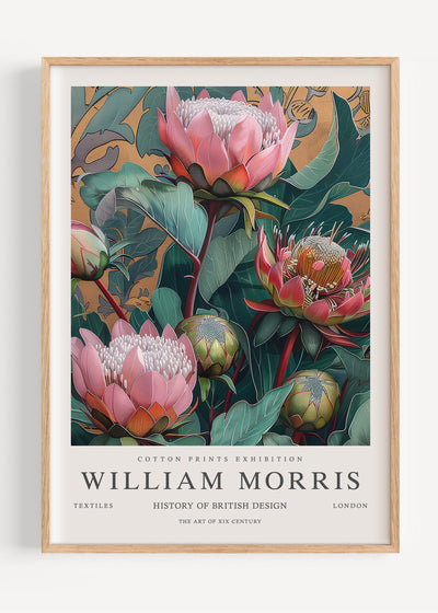 William Morris Waterlily I105-9 Art Print Peardrop Prints